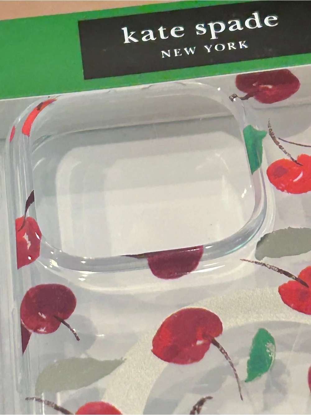 kate spade Clear Cherry Pattern iPhone 16 Pro Max Case MagSafe New in Box